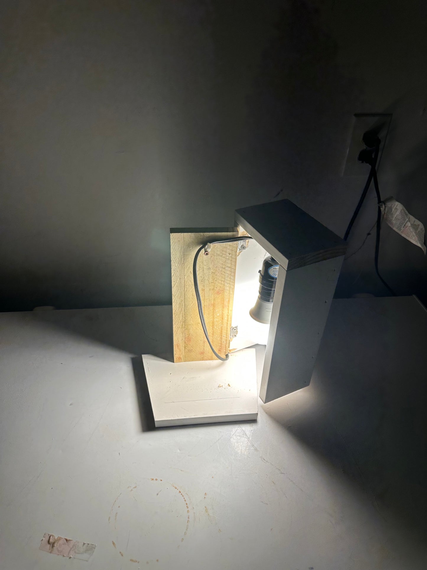 The Light Within – Handcrafted Cross Lamp